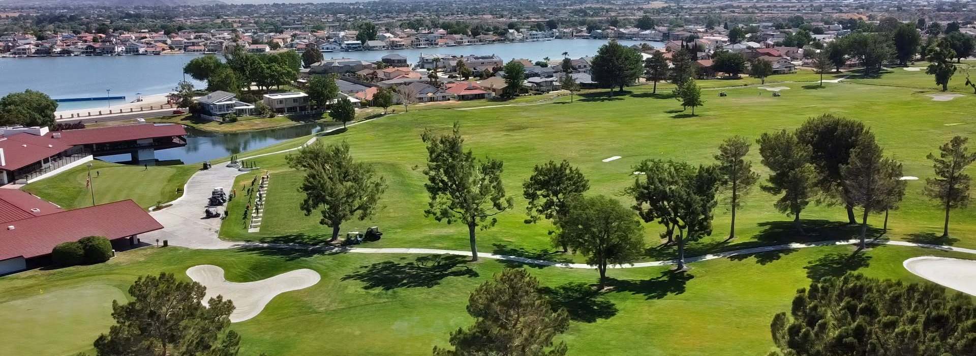 Bird's Eye view of golf course